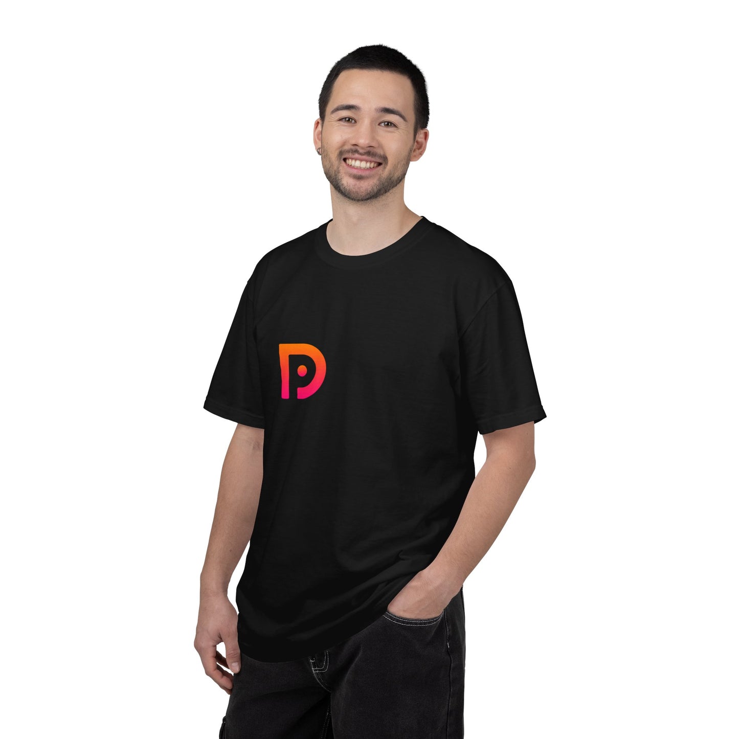 datapal t-shirt orange back logo