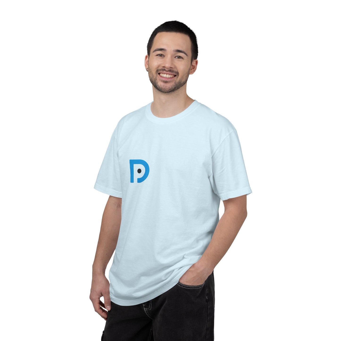 datapal t-shirt blue back logo