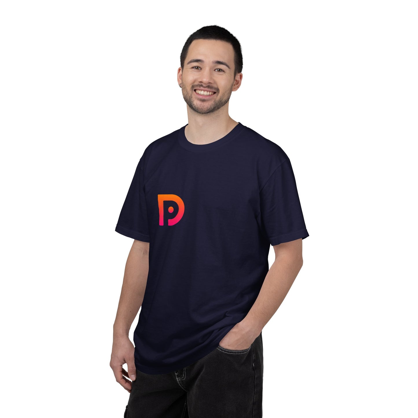 datapal t-shirt orange back logo