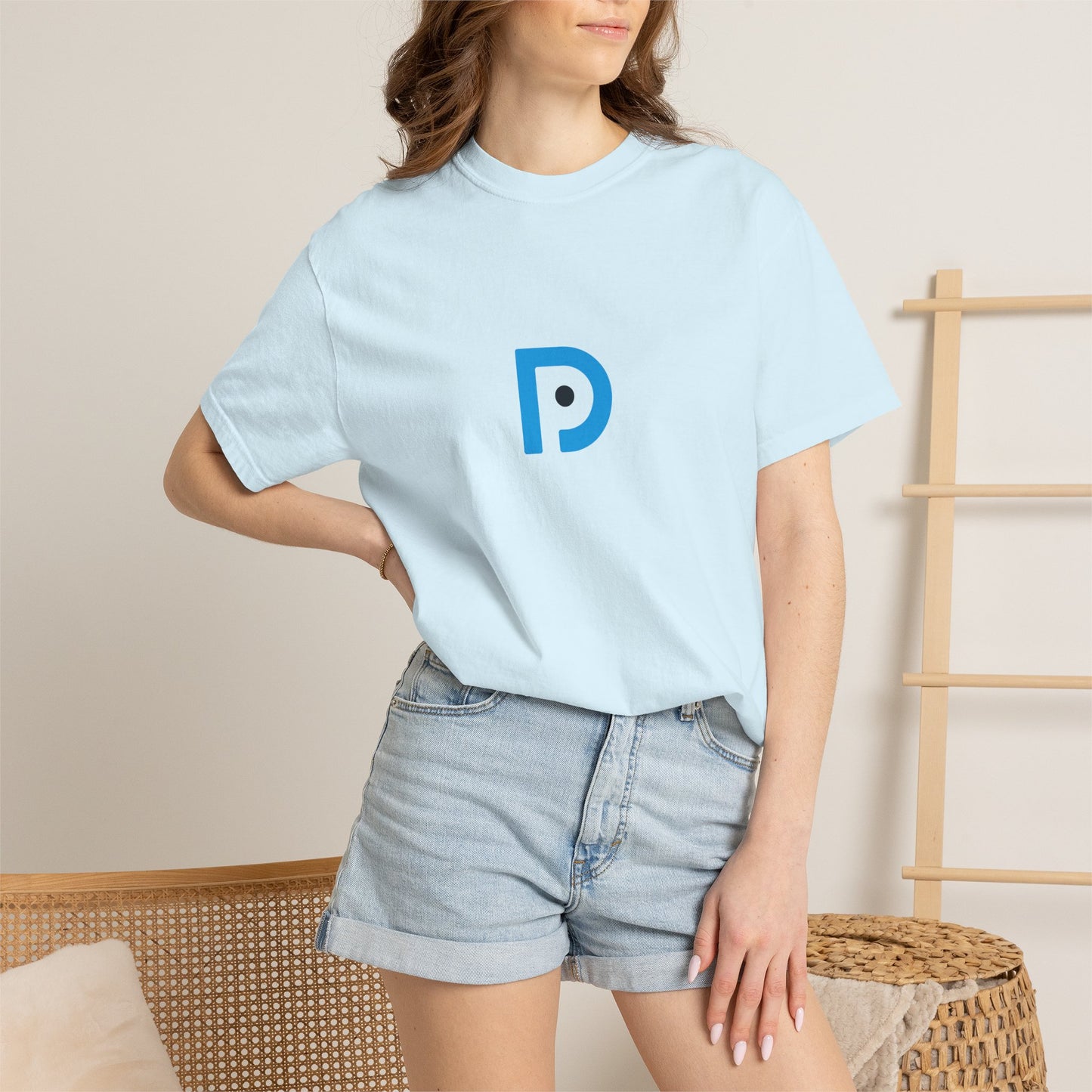 datapal t-shirt blue logo