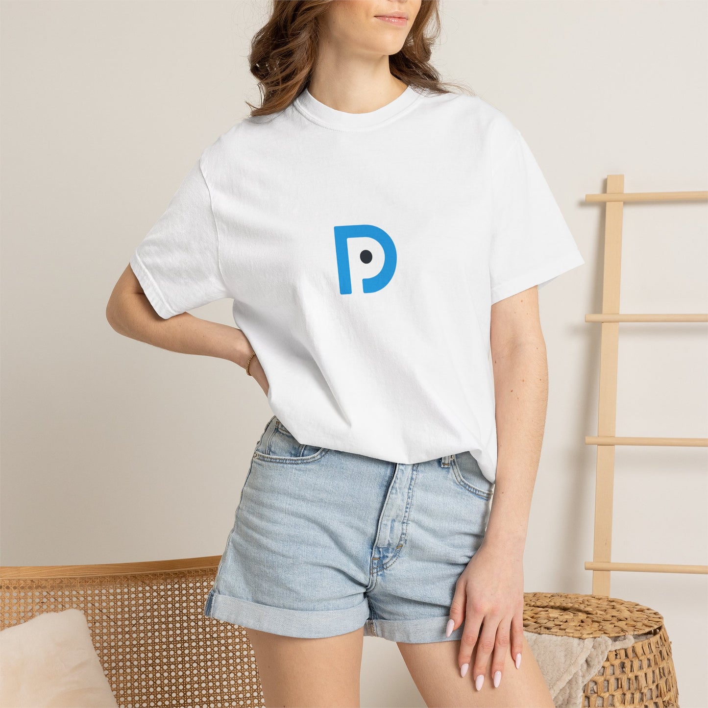 datapal t-shirt blue logo