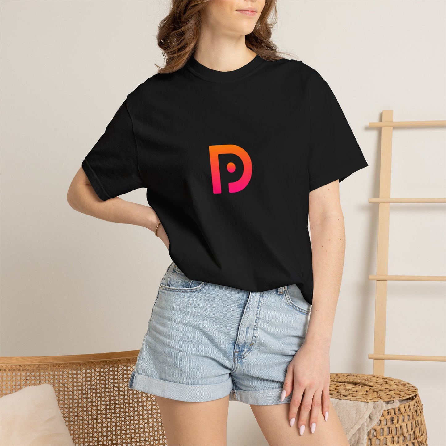 datapal t-shirt orange logo