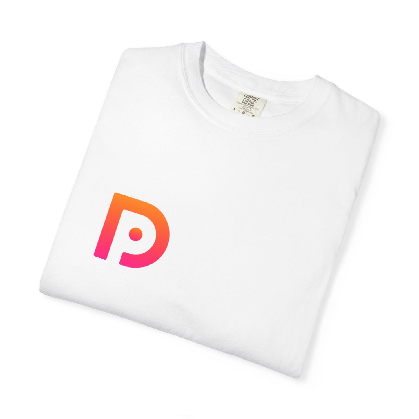 datapal t-shirt orange back logo