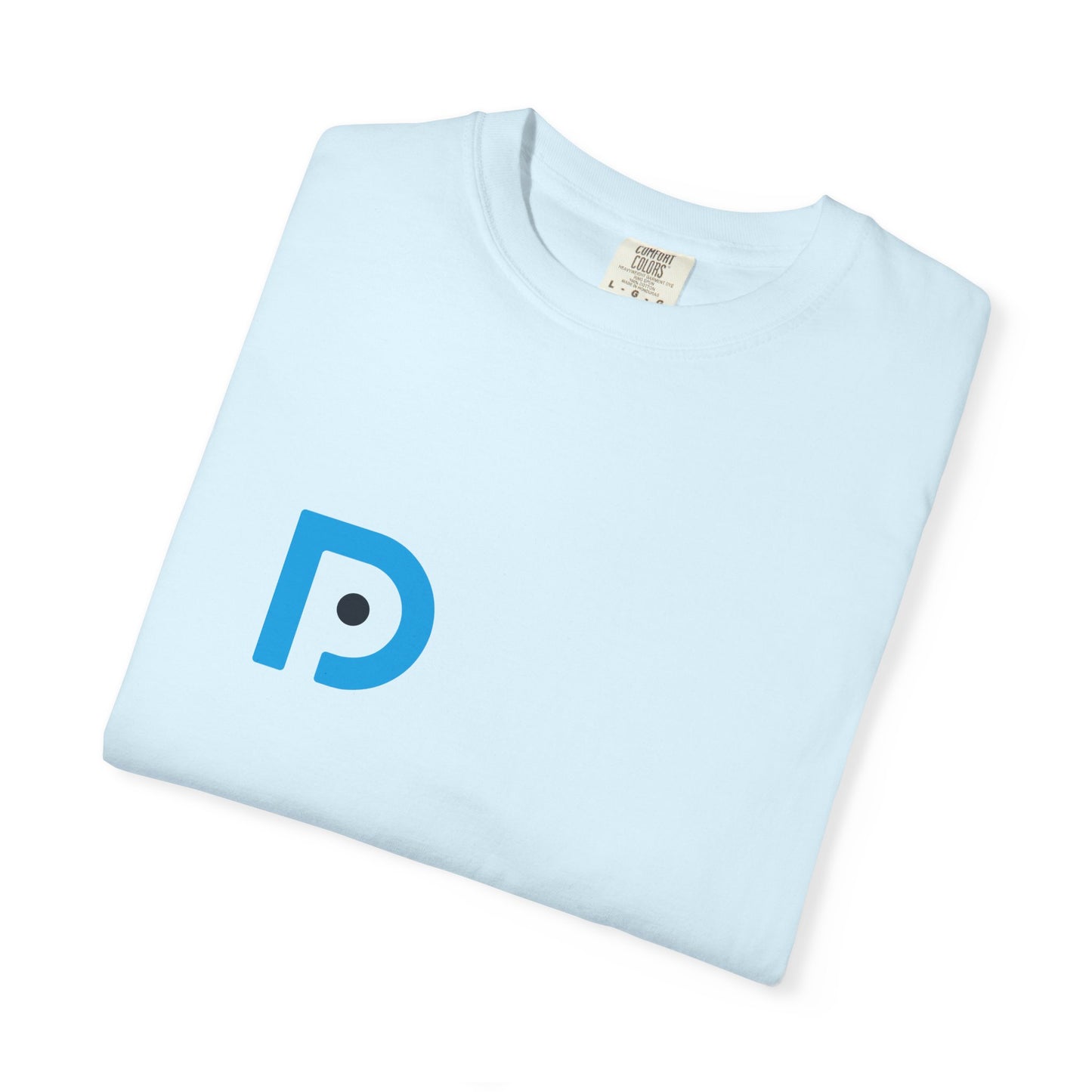 datapal t-shirt blue back logo