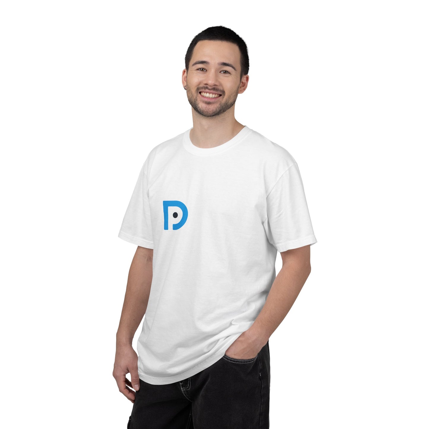 datapal t-shirt blue back logo