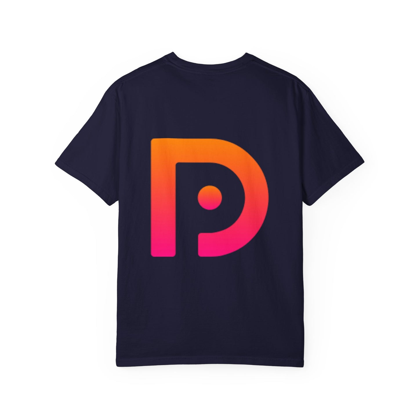 datapal t-shirt orange back logo