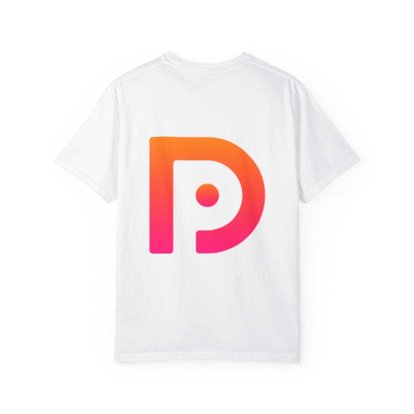 datapal t-shirt orange back logo
