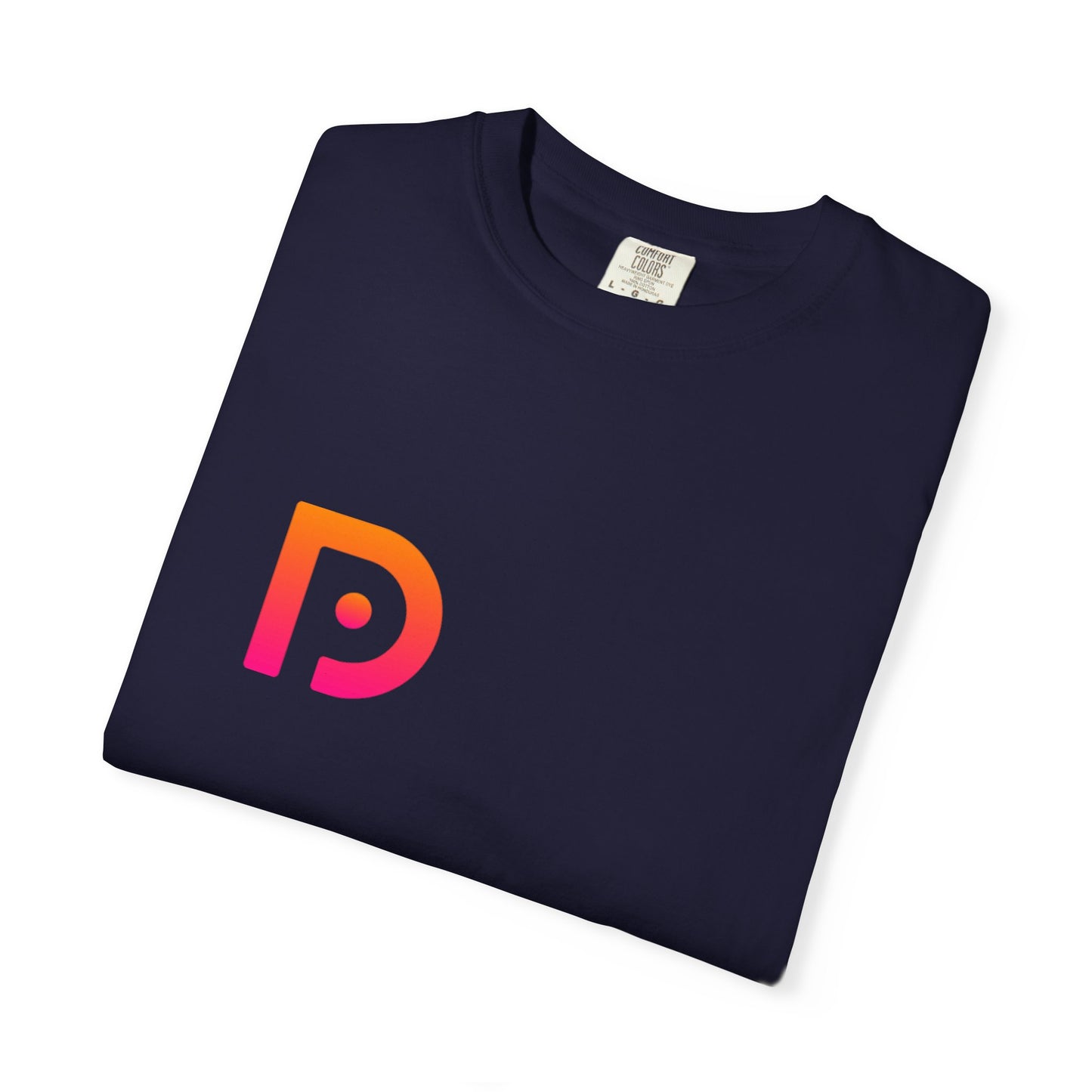 datapal t-shirt orange back logo