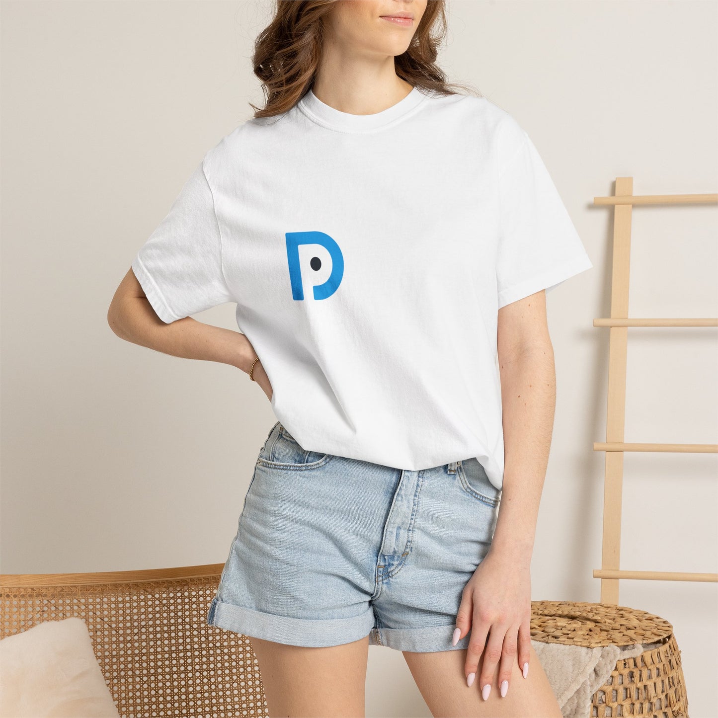 datapal t-shirt blue back logo