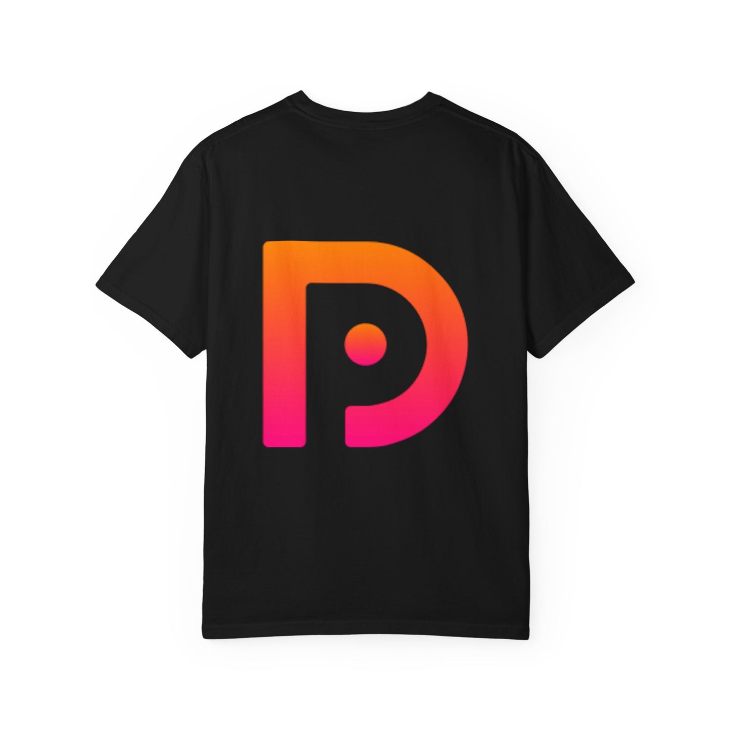 datapal t-shirt orange back logo