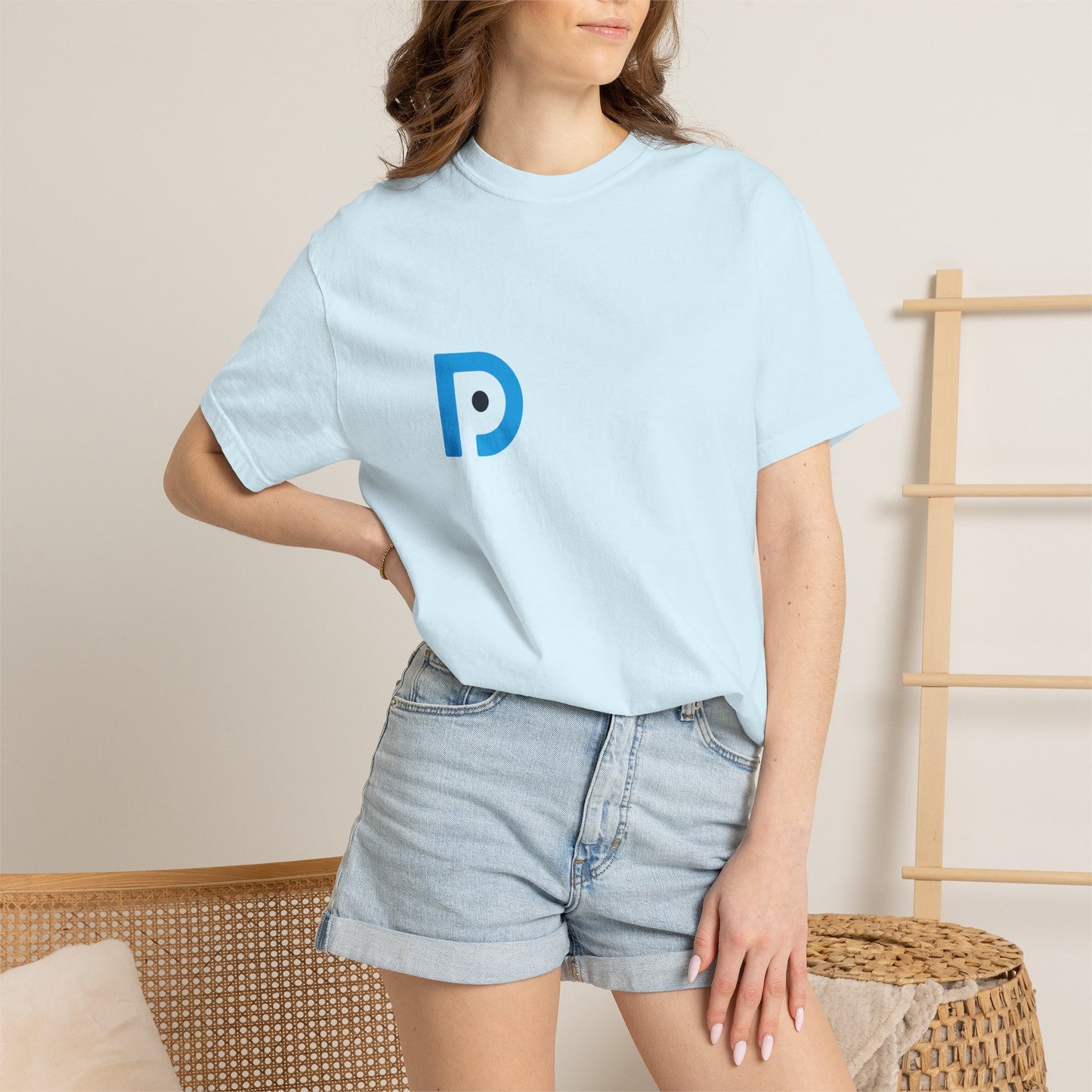 datapal t-shirt blue back logo
