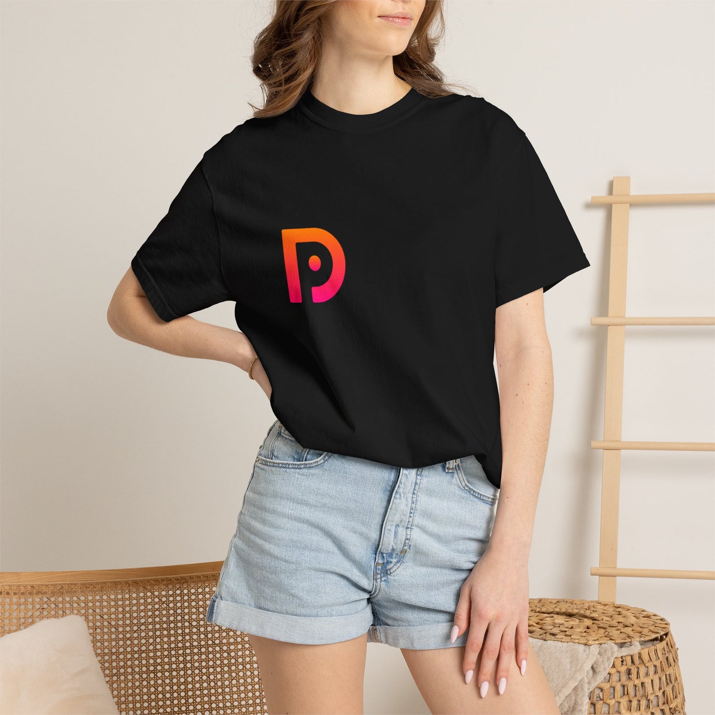 datapal t-shirt orange back logo