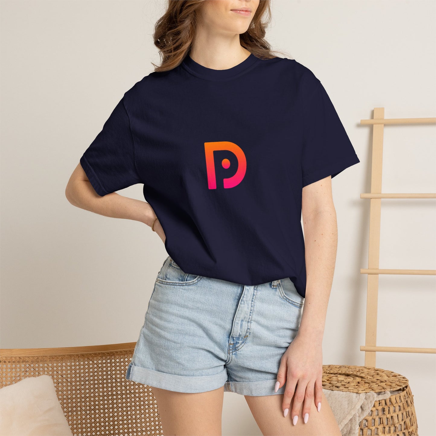 datapal t-shirt orange logo