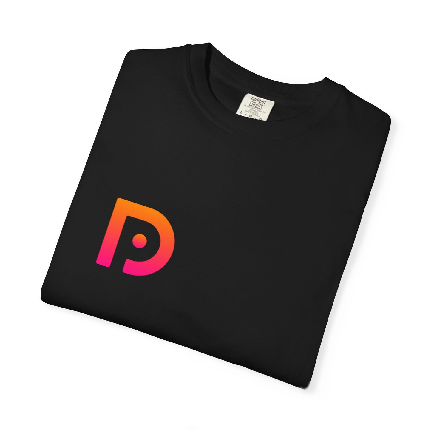 datapal t-shirt orange back logo